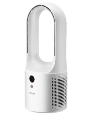 Flügelloser Tischventilator | Leiser USB-Turmventilator mit 6 Stufen & LCD (33 cm)